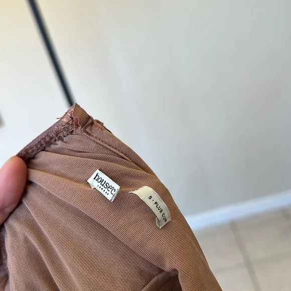 HOUSE OF CB S D-DD 'Bonita' Cafe Au Lait Sequin Maxi Dress NWOT size S - Picture 6 of 15